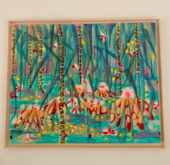 BALI 80x100 cm Acrylique sur toile- 850 €
